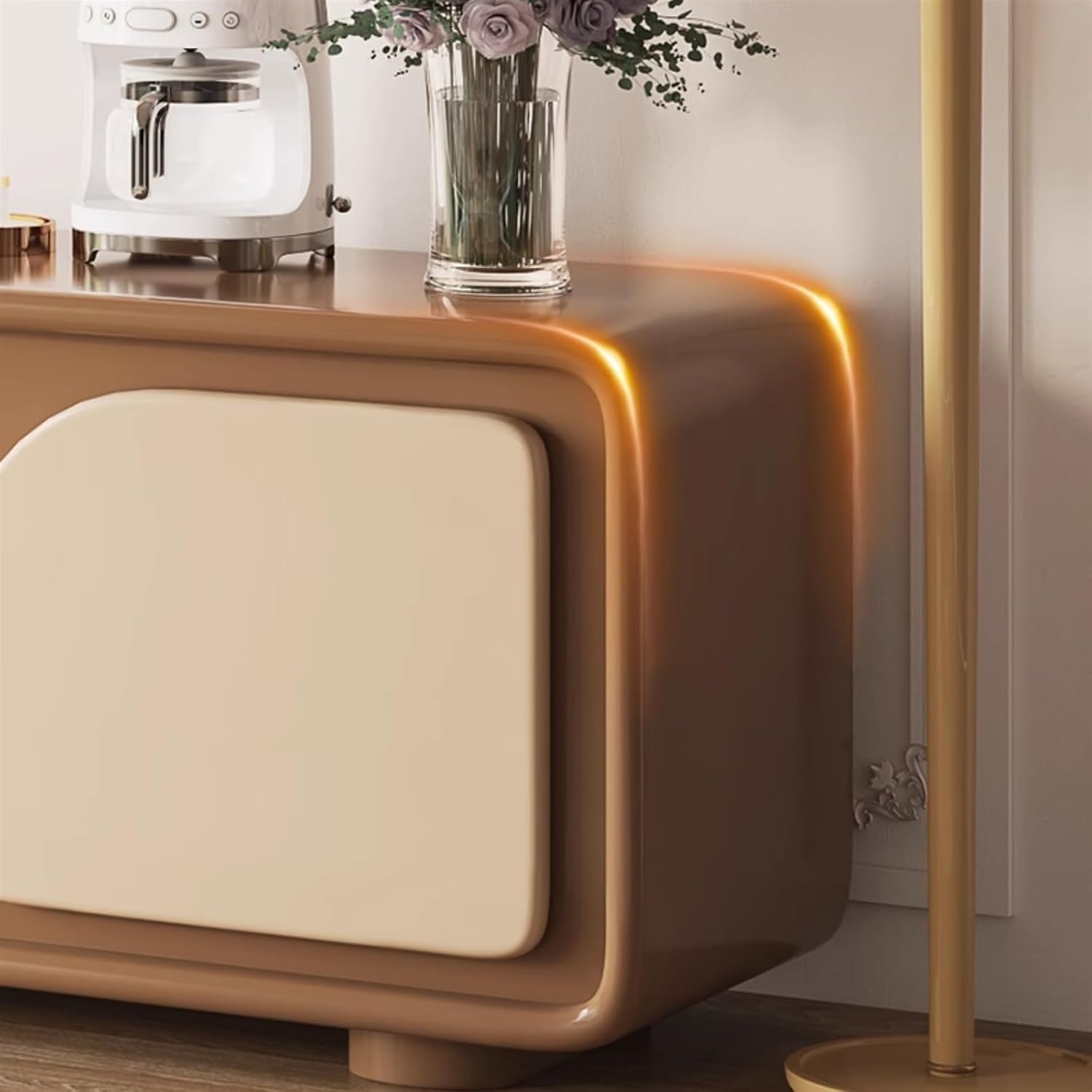 TV Cabinet with Arched Doors for Living Room k7