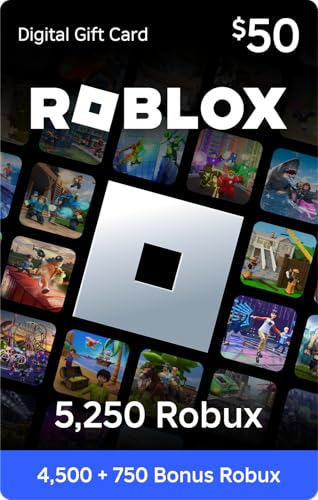Roblox Gift Card 5,250 Robux Digital Code a7