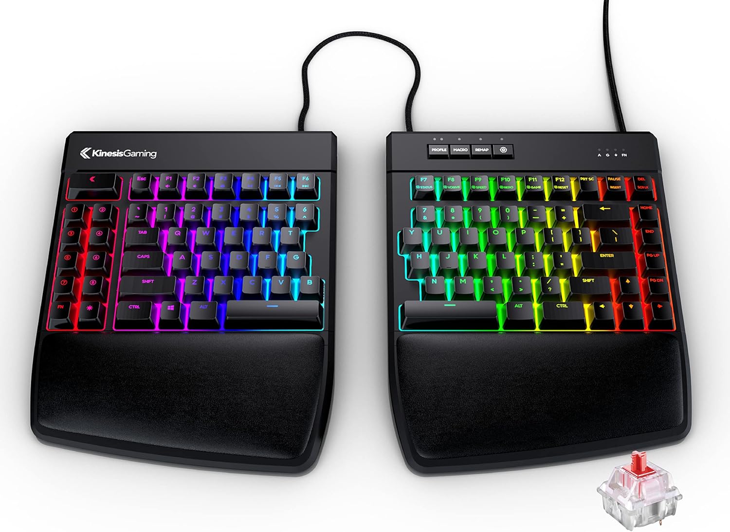 Mechanical Split Keyboard RGB MX Brown K7