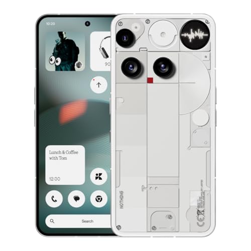 Nothing Phone (3) Cell Phone, 2025 New 5G Unlocked Phones 512GB, Android 15, Snapdragon 8s Gen4, AI Mobile Phones with Four 50MP Cameras & AMOLED Display, 5150mAh, Glyph Interface, Smartphone Black