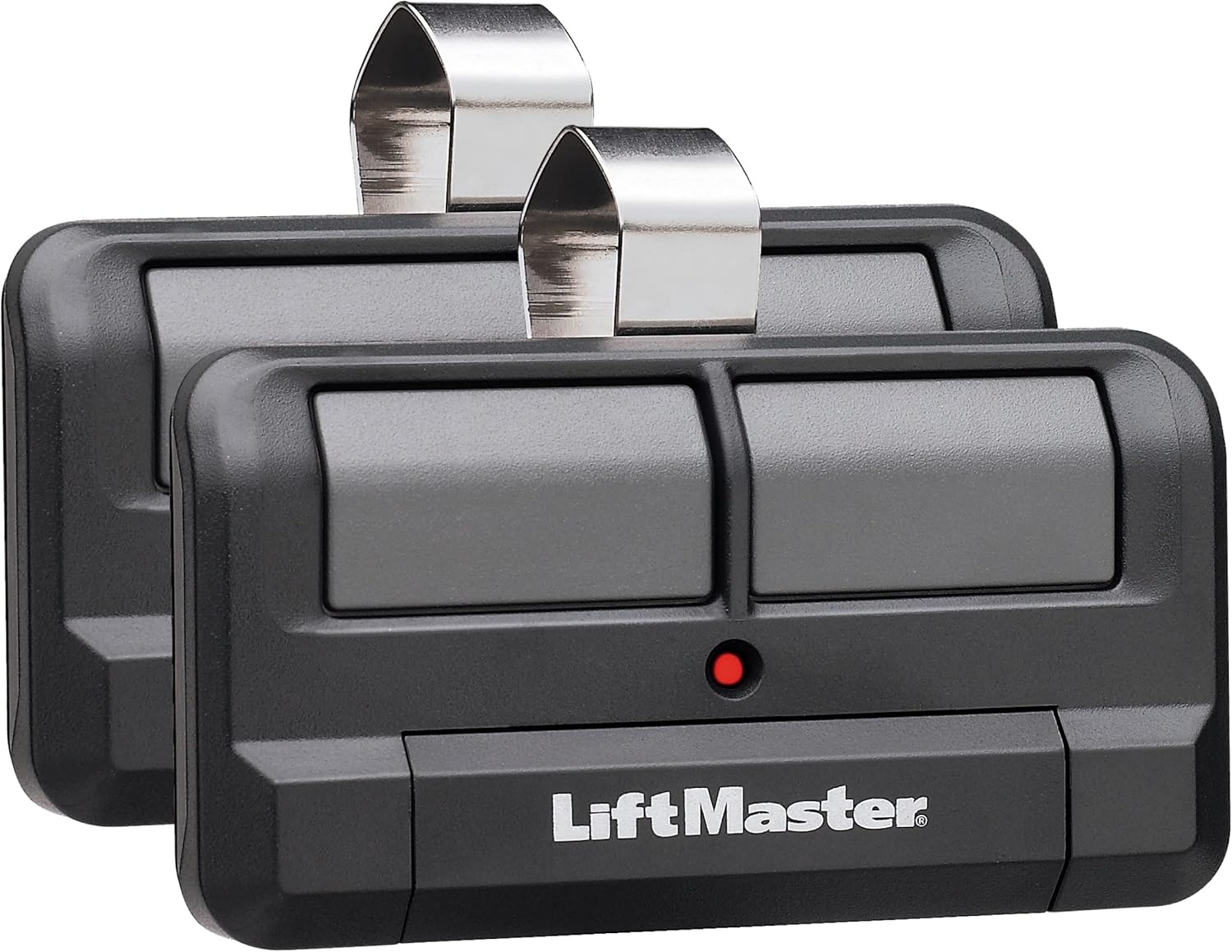 LiftMaster 892LT Two-Button Security+ 2.0 Learning Garage Door Opener Remote Control - Pack of 2