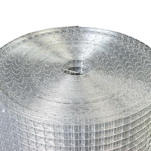Heavy Duty Galvanized Welded Wire Mesh Roll 1/2 inch 60in x 100ft k7