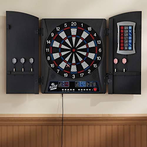 Electronic Dartboard with Cabinet Doors and Scoreboard k7