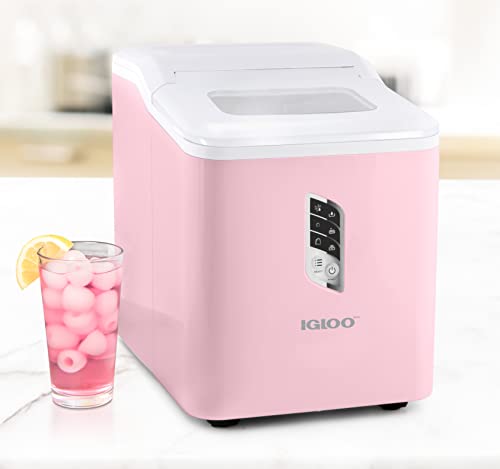 Electric Countertop Ice Maker Machine Portable 33lbs 24h Stainless Steel A7