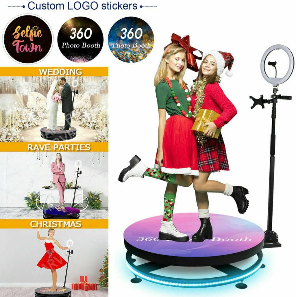 360 Photo Booth Machine for Parties Slow Motion Spin 7k