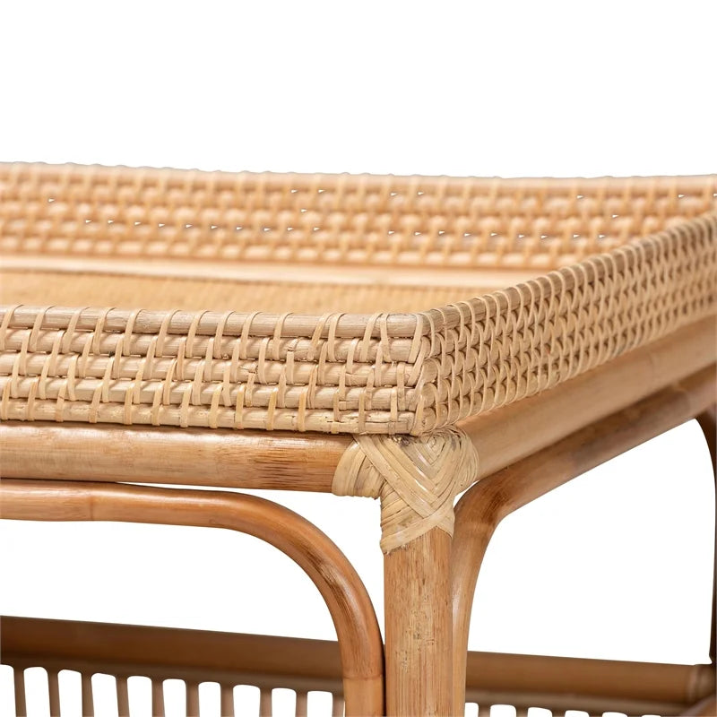 Rattan Coffee Table Bo7
