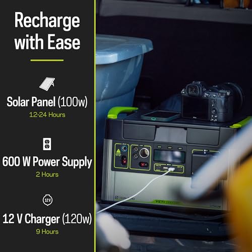 Portable Power Station 1000W Solar Generator 9k