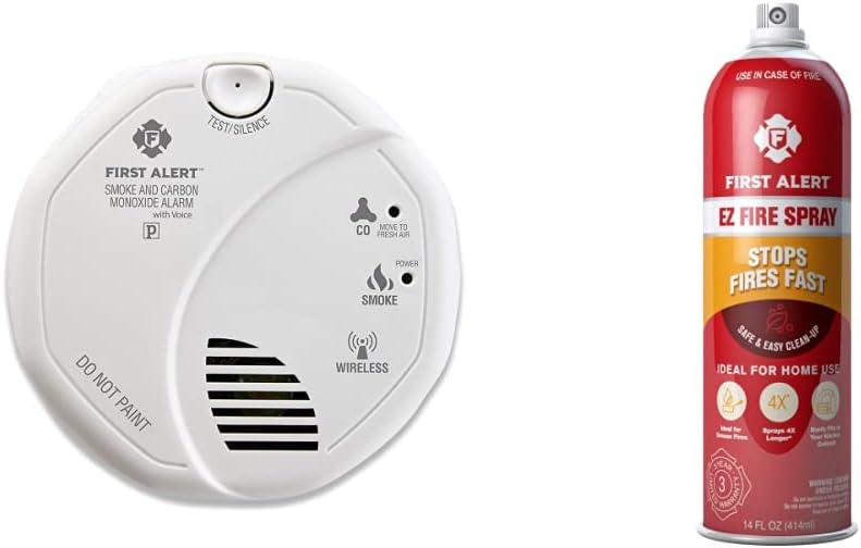 Smoke & CO Combo Alarm with Voice and Location 7k