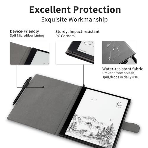 Ebook Reader 10.3 inch E-Ink Touch Screen with Stylus and Cover k7m