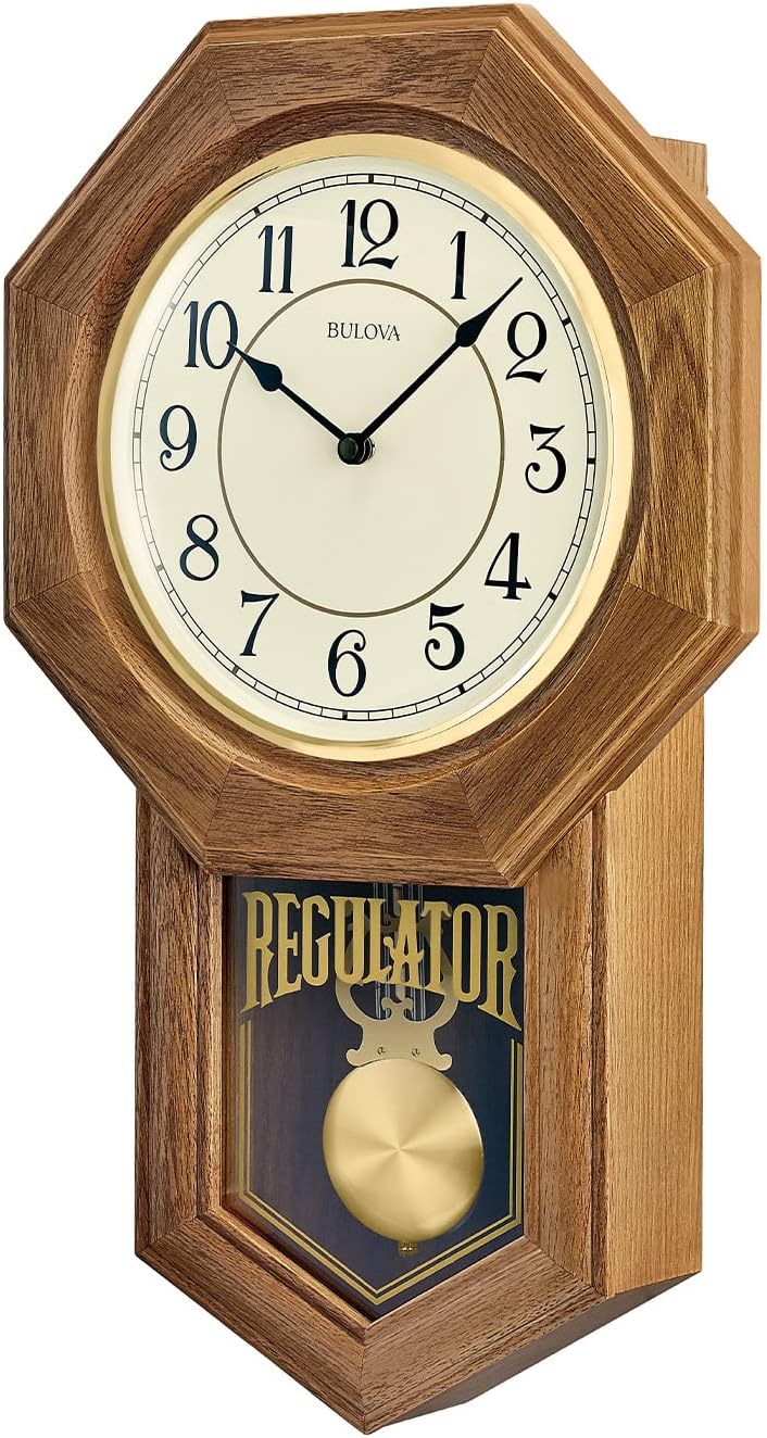 Golden Oak Table Clock 7k