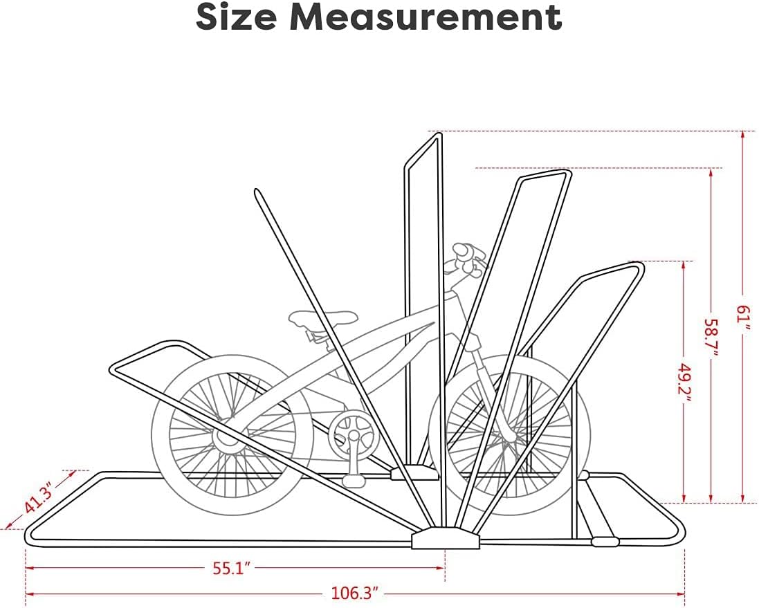 Heavy Duty Motorcycle Shelter Shed Cover Storage Garage Tent with Lock & Carry Bag L7k