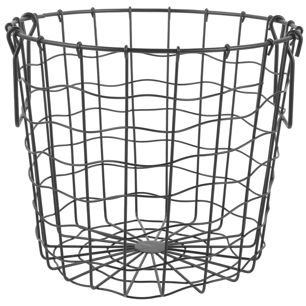 Iron Firewood Storage Basket Outdoor Black K7m