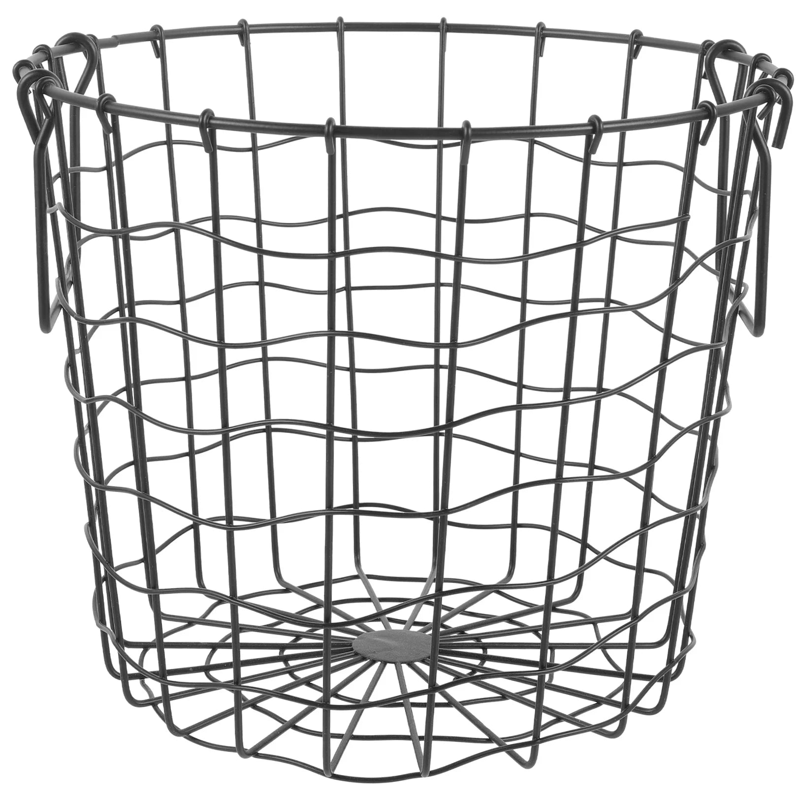 Iron Firewood Storage Basket Outdoor Black K7m