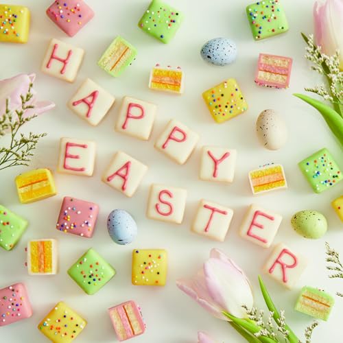 Mini Easter Petits Fours Cake Assortment 36pc A7