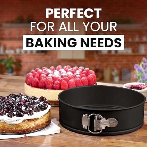 Nonstick Springform Pan 9 Inch Removable Bottom k7