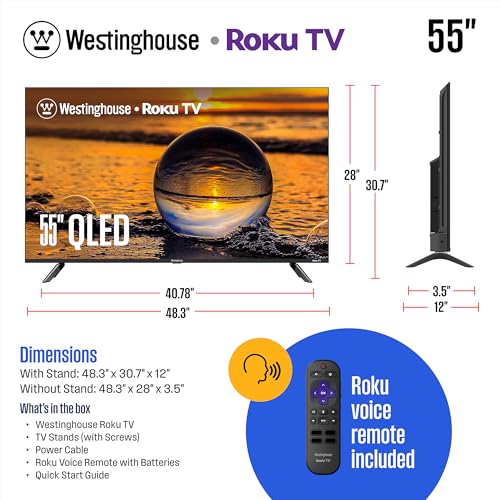 43" 4K QLED Smart TV with HDR10+ & Dolby Vision a7