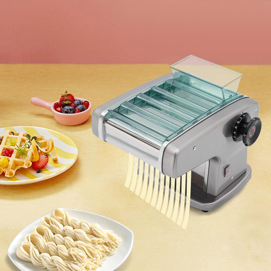 Electric Pasta Maker, Automatic Noodle Machine, Adjustable Cutter 7k
