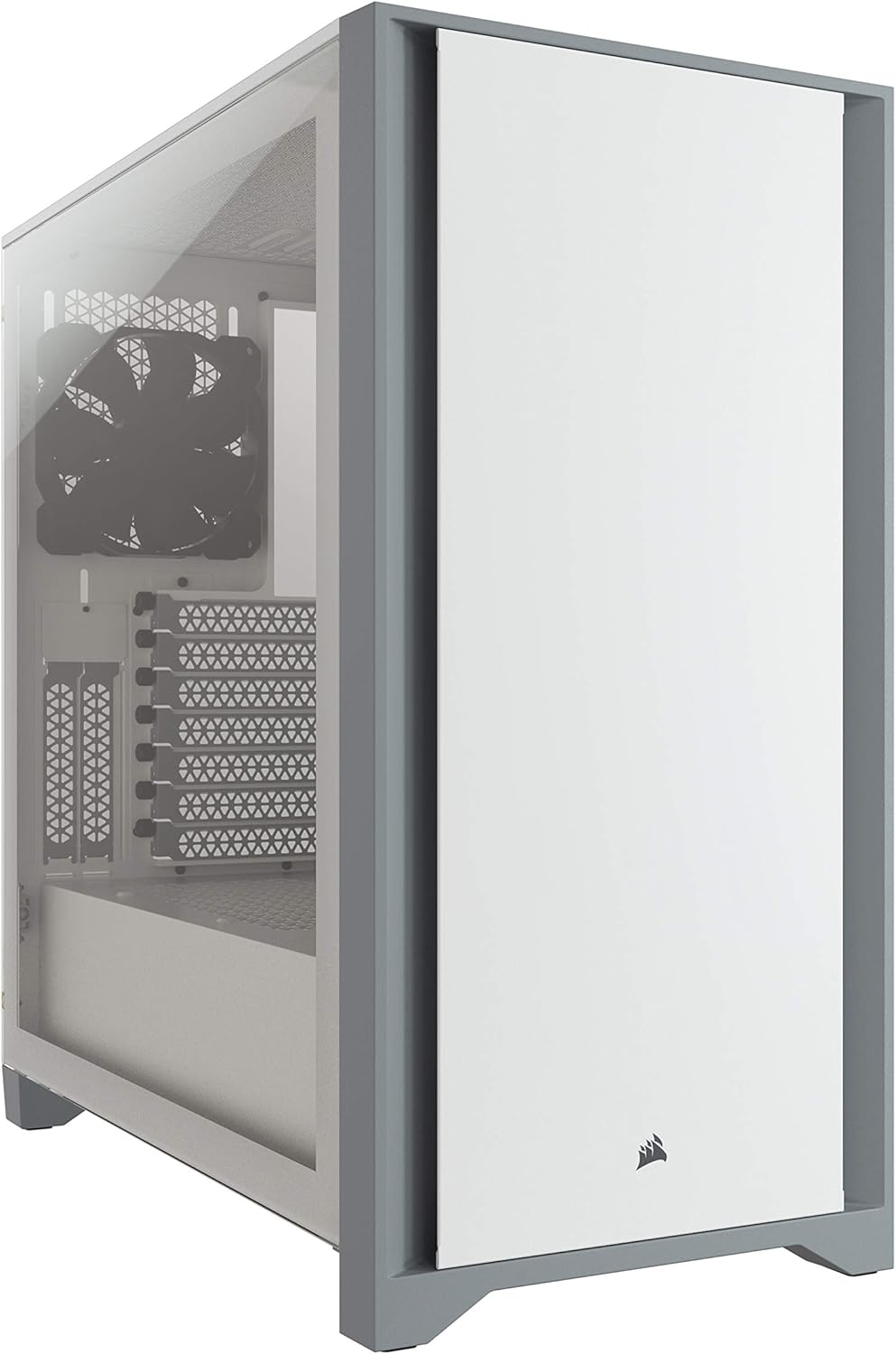 PC Case Mid-Tower ATX Black Tempered Glass k7
