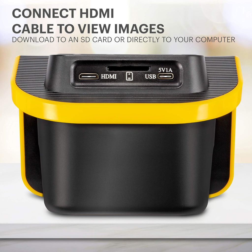 Film & Slide Scanner with 5" LCD Screen, 22MP JPEG Conversion 7k