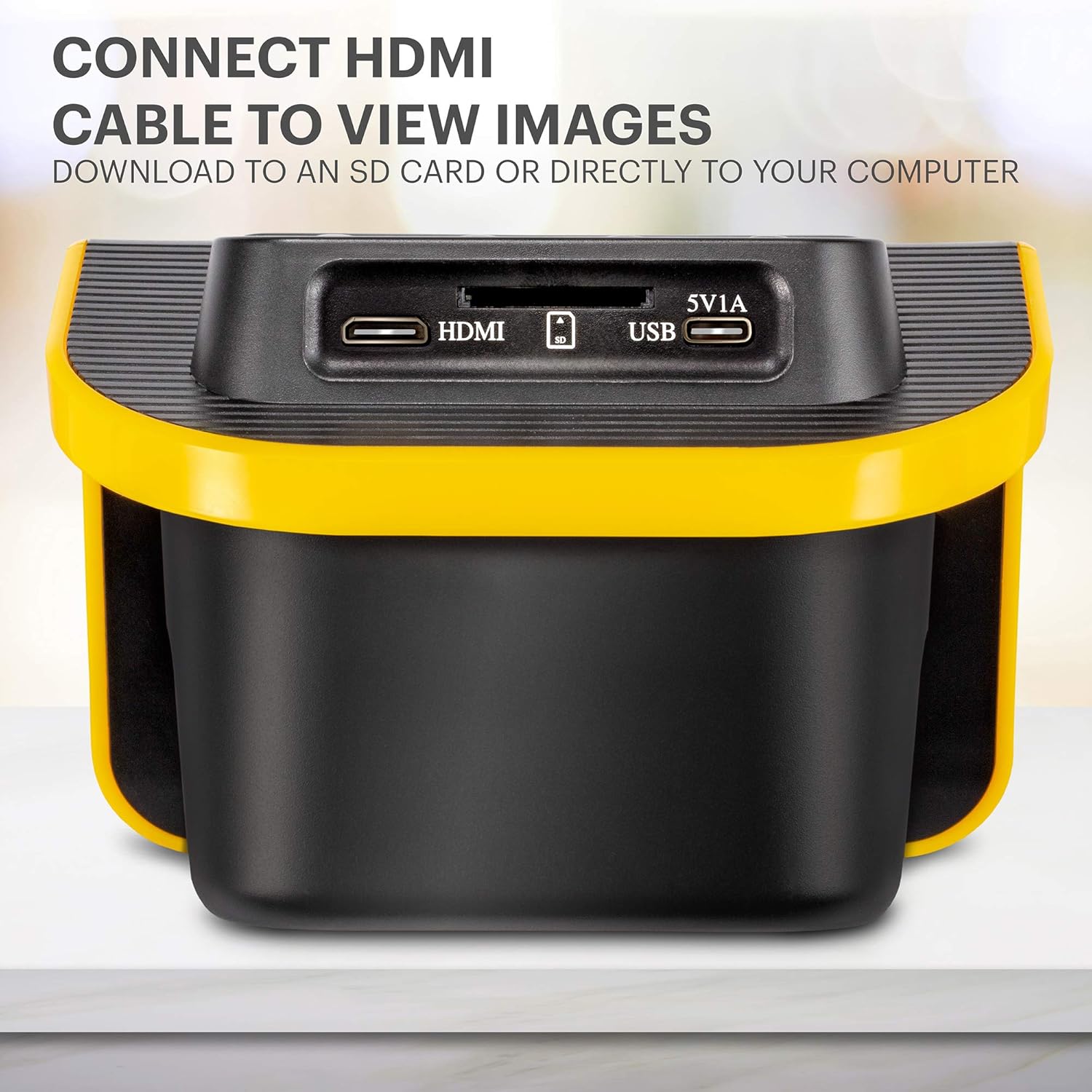 Film & Slide Scanner with 5" LCD Screen, 22MP JPEG Conversion 7k