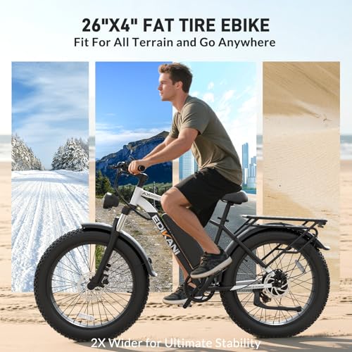 Electric Bike for Adults 48V Fat Tire eBike 7k