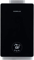 Tankless Water Heater, Camplux Constant Propane Water Heater, 3.18 GPM On Demand Water Heater, Instant Hot Water Heater, Indoor, Black