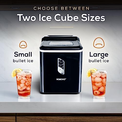 Electric Countertop Ice Maker Machine Portable 33lbs 24h Stainless Steel A7