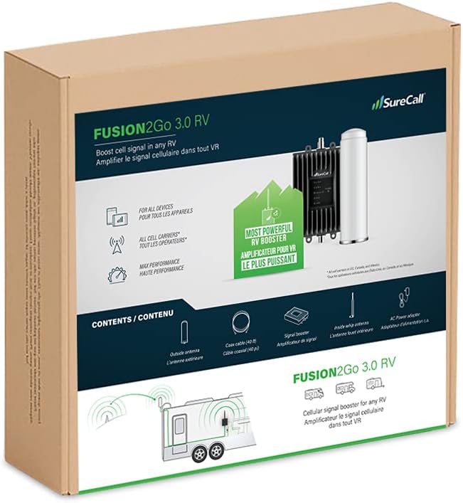 Cell Signal Booster for RV, 5G/4G LTE, Multi-User k7
