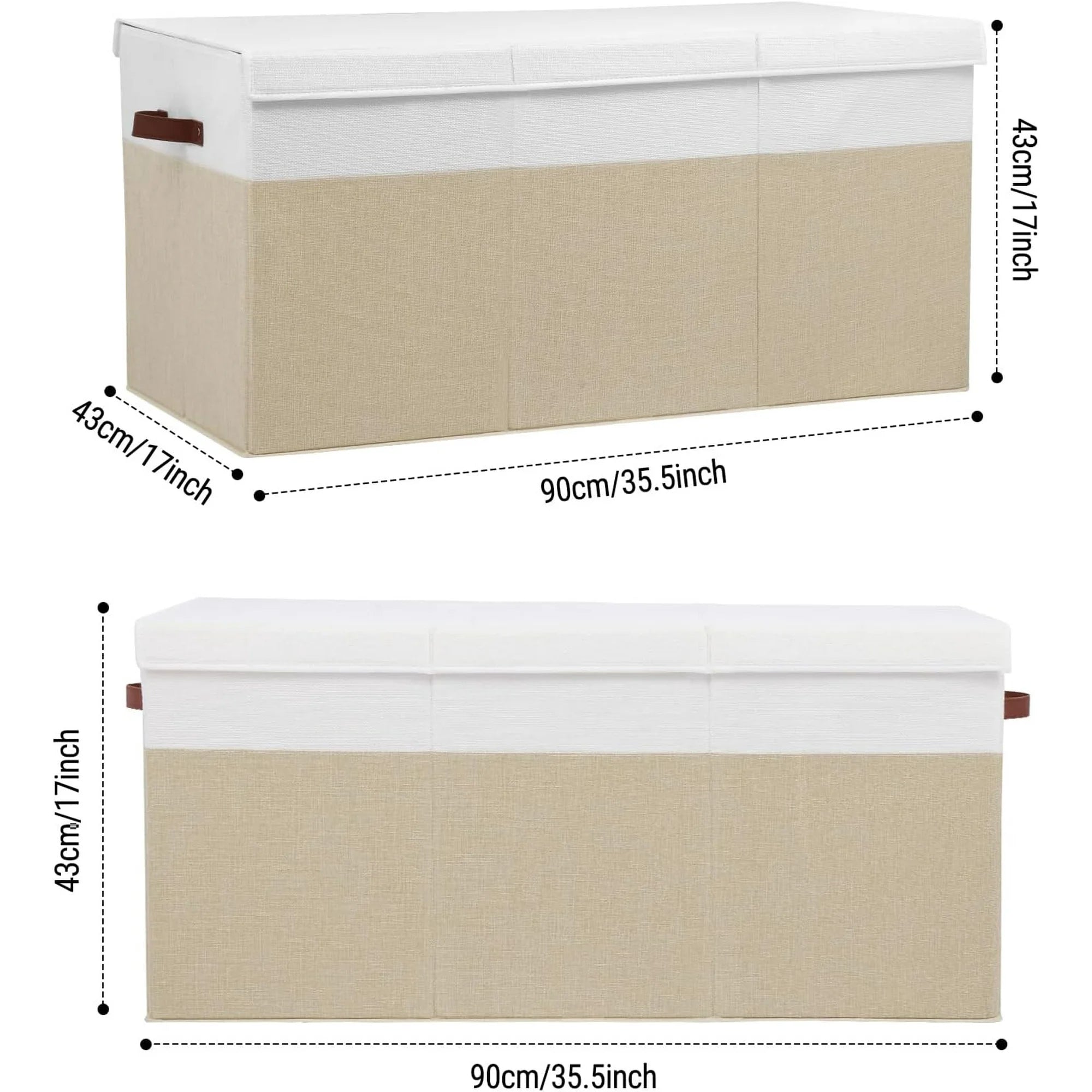 Extra Large Toy Storage Box with Lid and Dividers a7