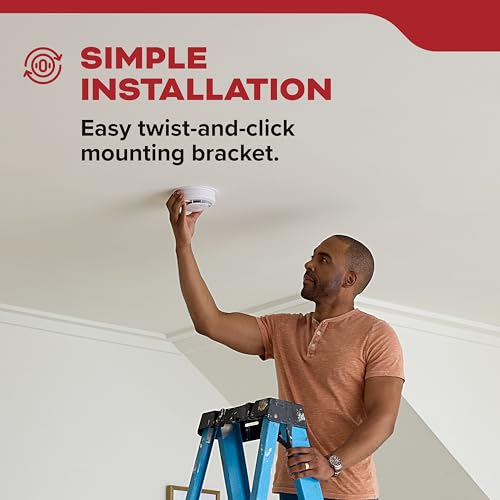 Smoke Detector with Battery Backup and LED Alerts k7