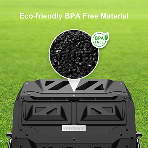 Compost Tumbler Dual Chamber 43 Gallon a7