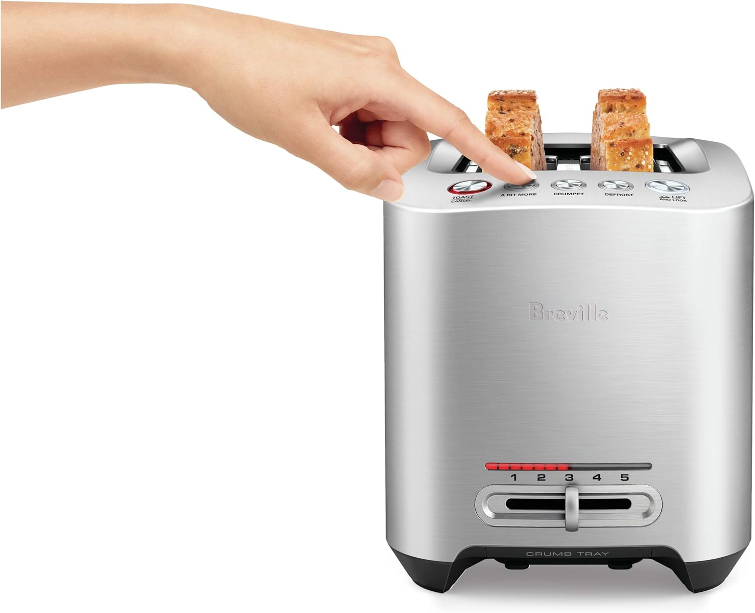 Toaster, Brushed Stainless Steel 7k