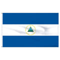 Nicaragua with Seal Flag 4x6 Foot Nylon