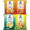 Quaker Rice Crisps, Gluten Free, 4 Flavor Sweet and Savory Variety Mix, 0.67 oz, 30 Count - Curated Treasures Market