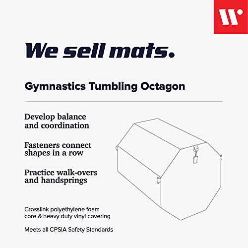 Octagon Gymnastics Mat 30in Tumbling Trainer k7