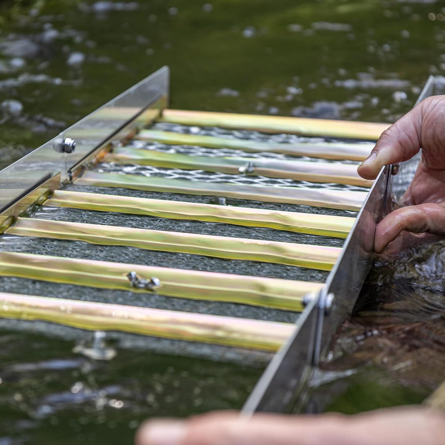 Gold Prospecting Folding Sluice Box Kit 50in A7
