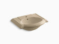 KOHLER K-2287-1-33 Devonshire Bathroom Sink with Single Faucet Hole, Mexican Sand