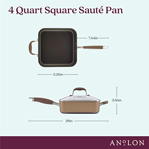 Nonstick Square Saute Pan 4qt A7