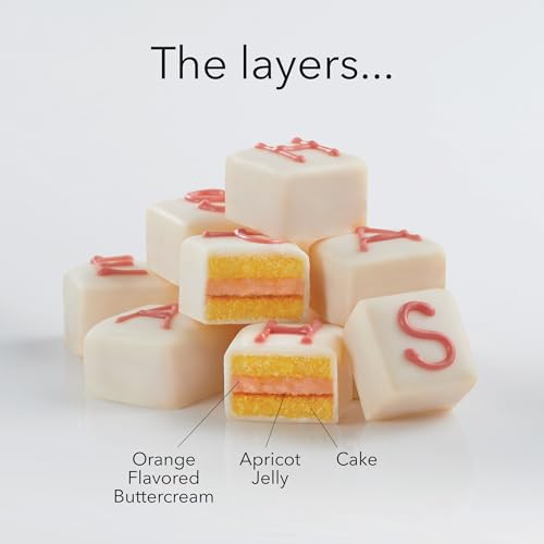 Mini Easter Petits Fours Cake Assortment 36pc A7
