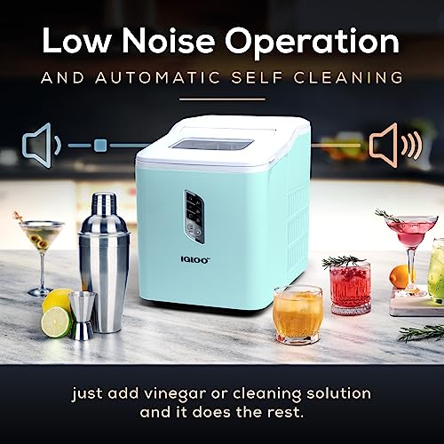 Electric Countertop Ice Maker Machine Portable 33lbs 24h Stainless Steel A7
