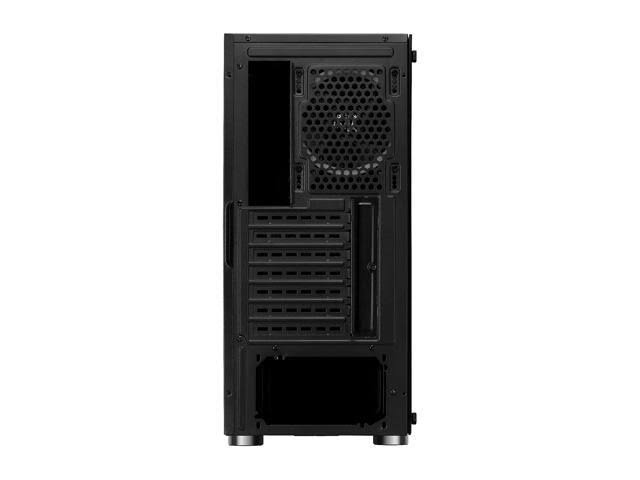 Gaming PC Case with Dual Ring Blue LED Fans 7k