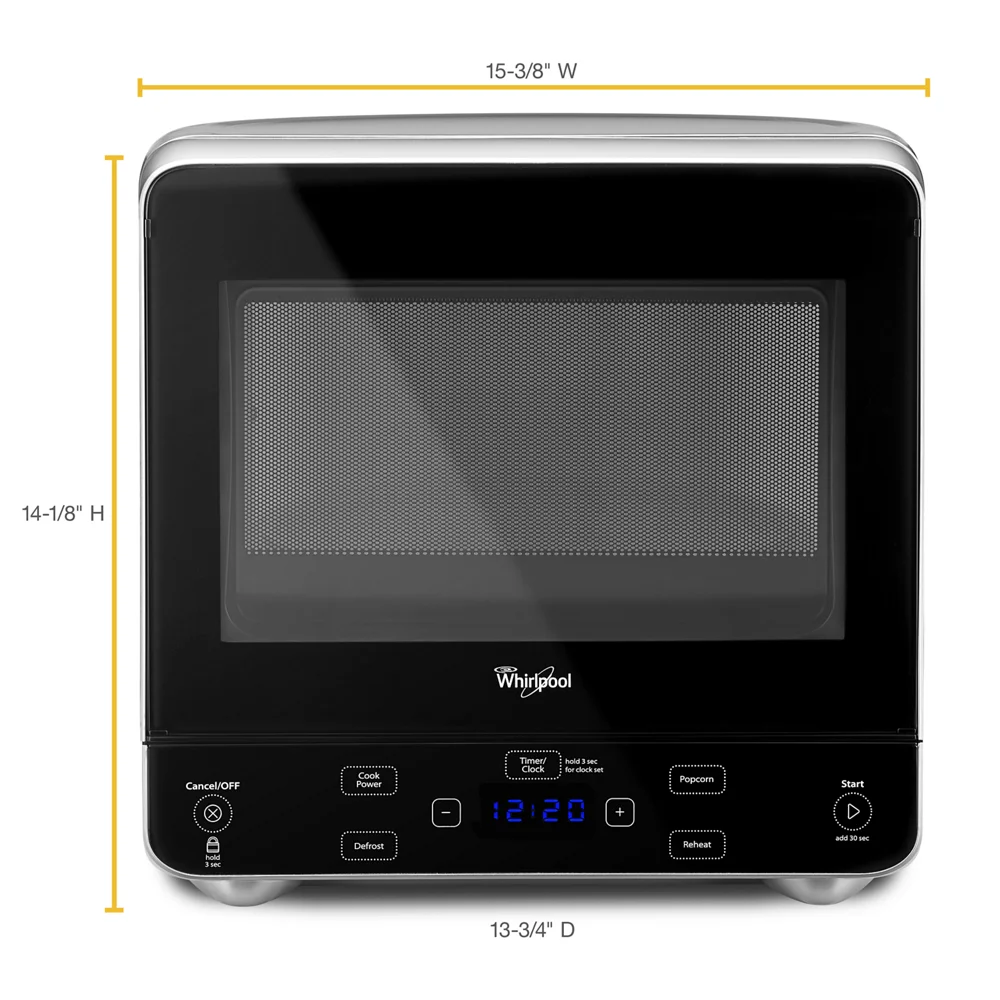 Countertop Microwave Stainless Look 0.5 Cu Ft 7k