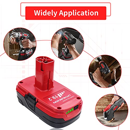 2Pack 19.2V 3.0Ah Lithium Replacement Battery k7