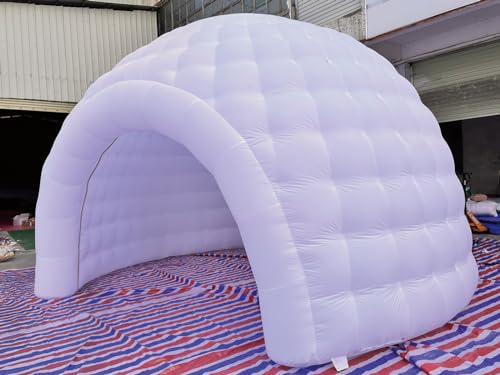 Inflatable Dome Tent with LED Light and Air Blower k7p