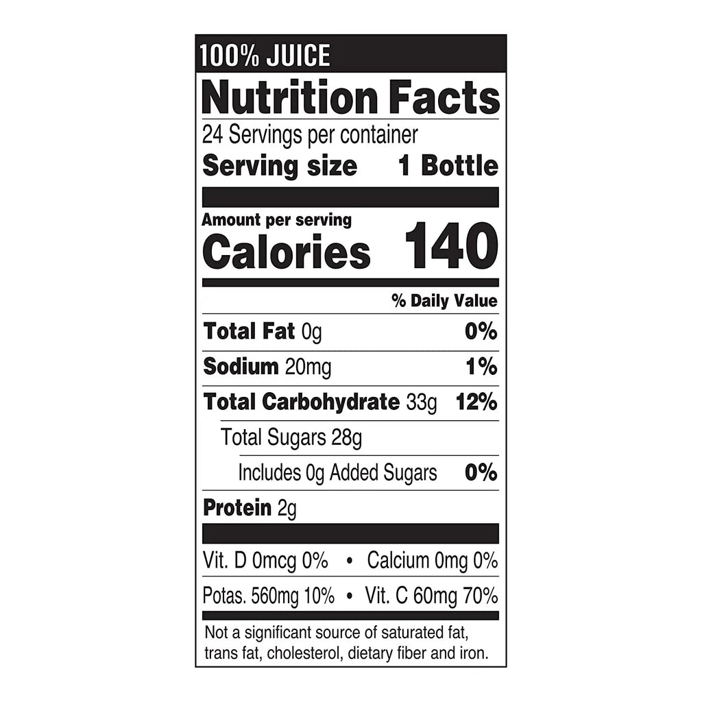 Orange Juice 10 oz Bottles Pack of 24 k7