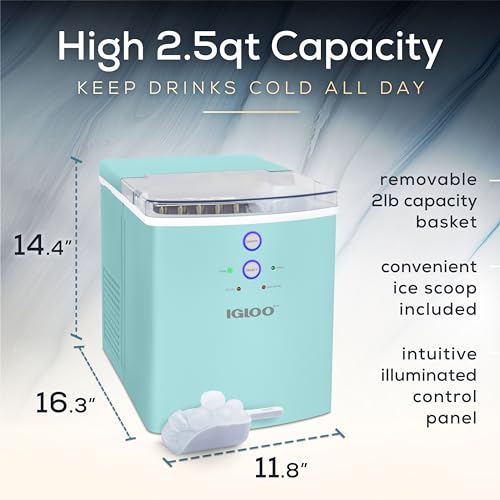 Electric Countertop Ice Maker Machine Portable 33lbs 24h Stainless Steel A7