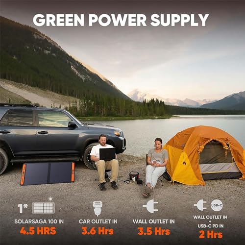 Portable Power Station 293Wh Backup Battery for Camping Travel a7
