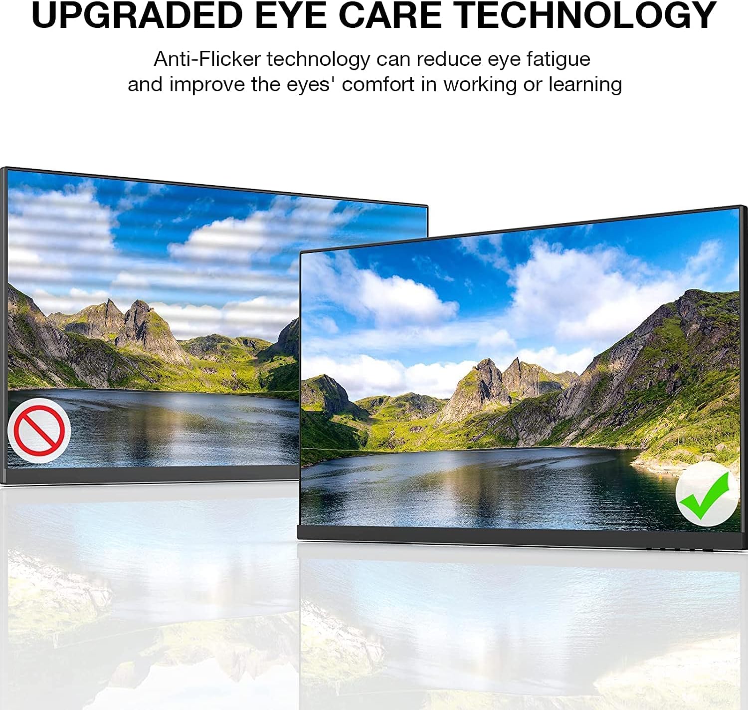 24 inch IPS FHD Monitor 75Hz HDMI VGA Black a7