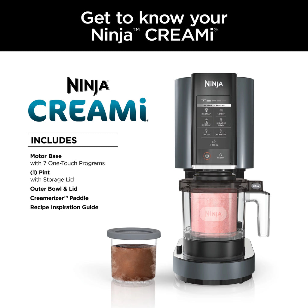 Ice Cream Maker with 7 One-Touch Programs Silver 7k