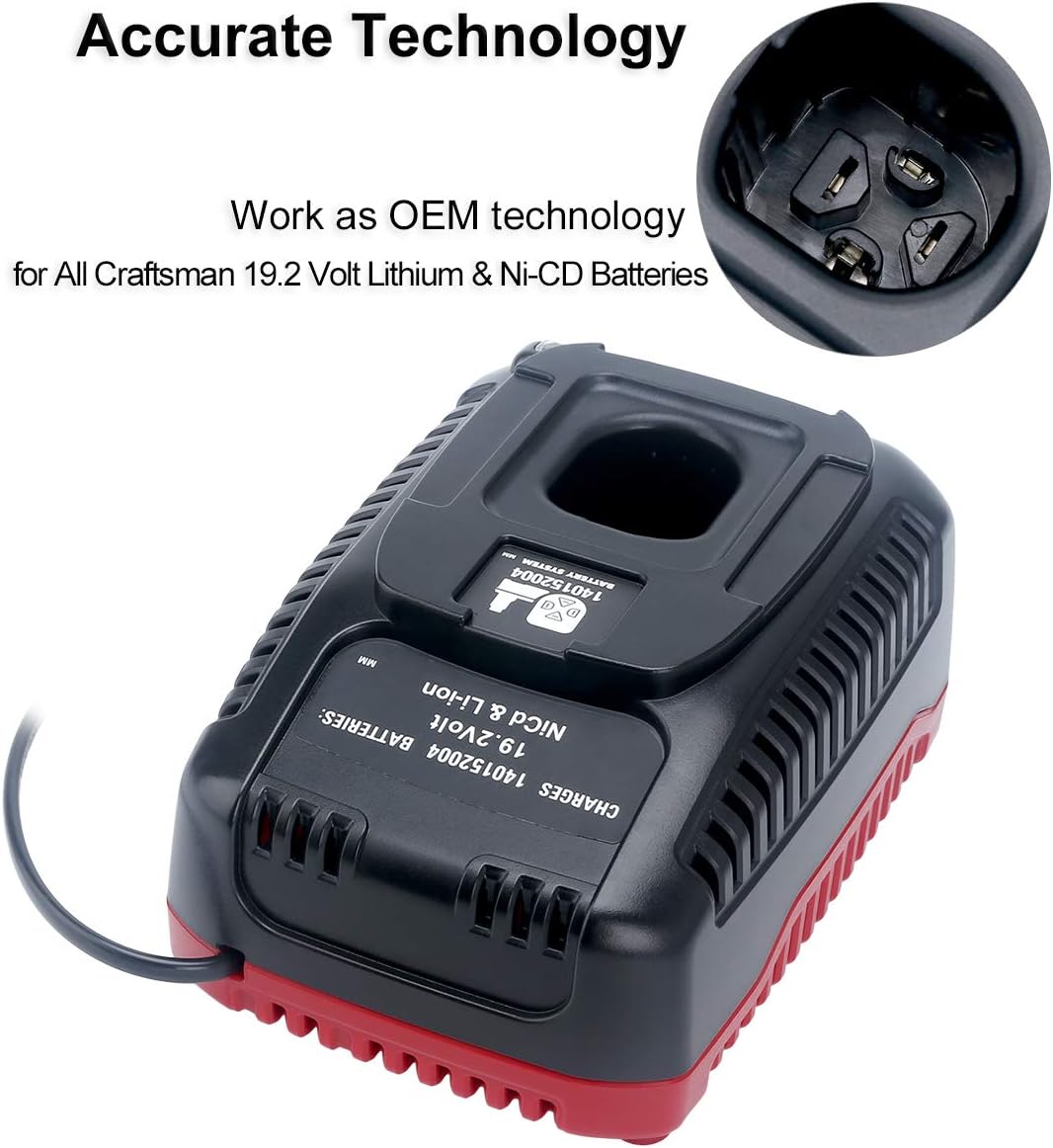 19.2V Lithium-ion & Ni-cad Battery Charger Replacement A7k